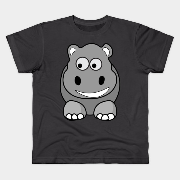 Hippo Kids T-Shirt by CrazyDM